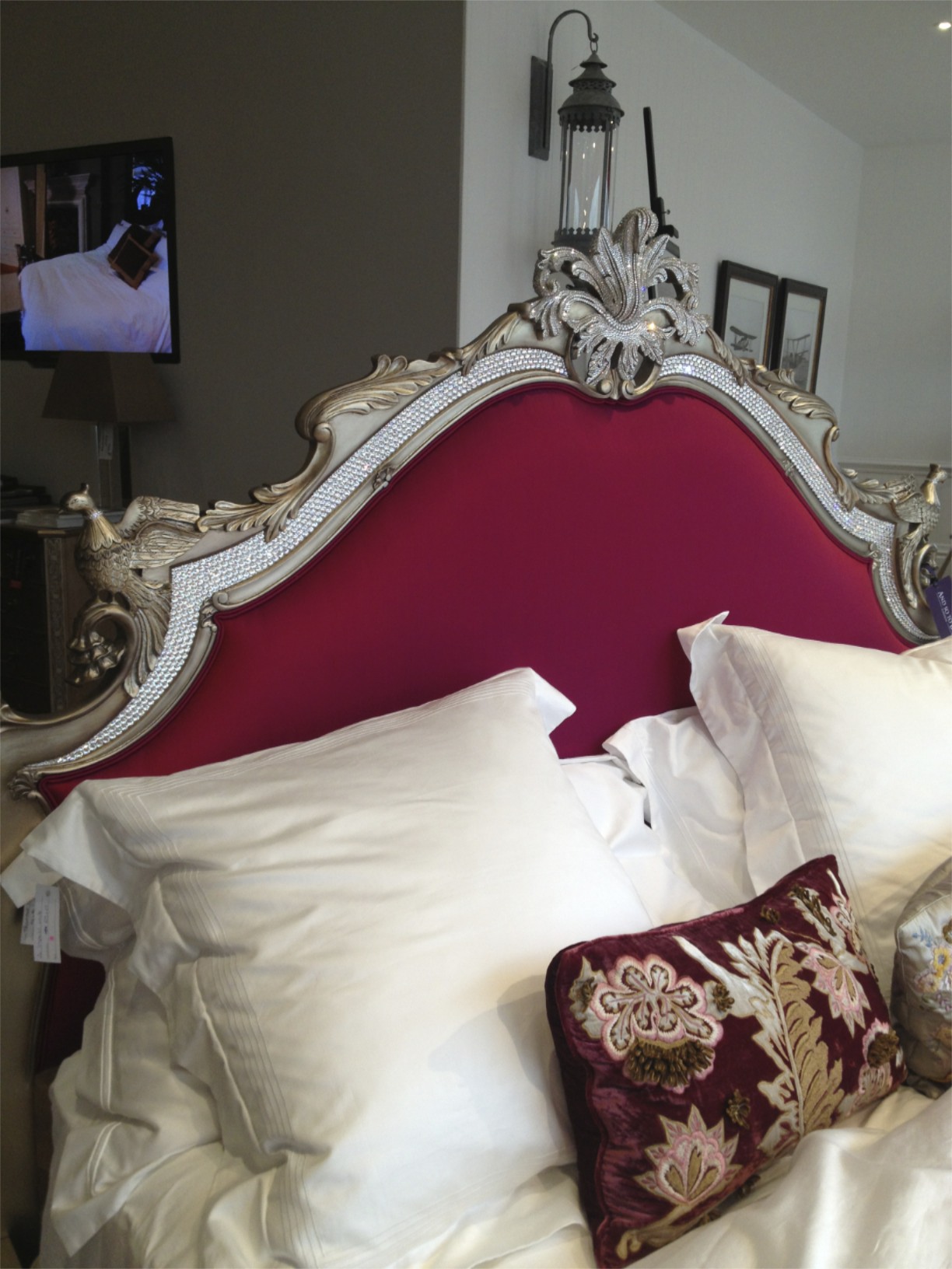 I saw a bed that cost £30,000. Rhianna has one, of course she does.