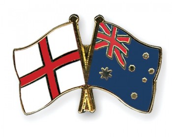 england aus flags