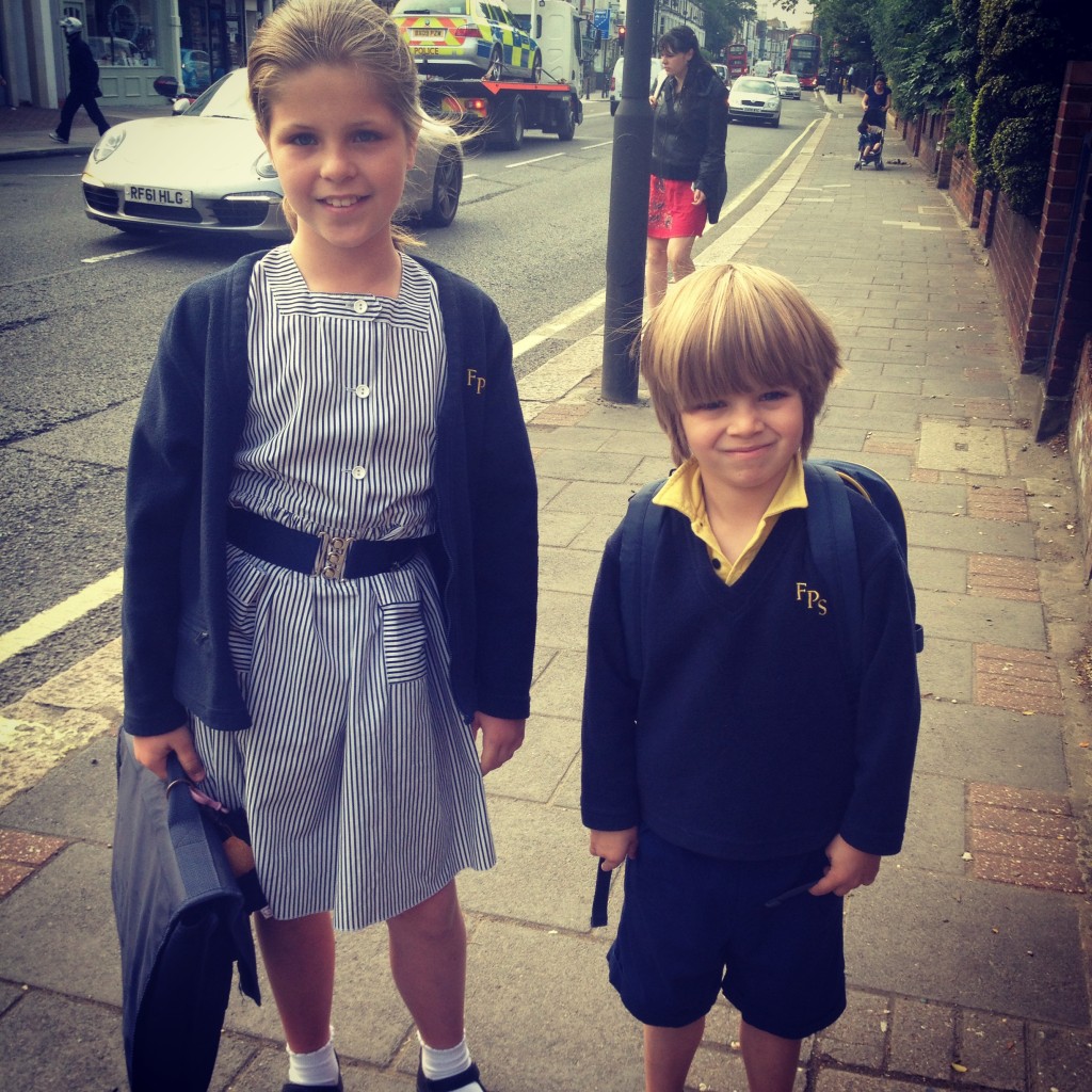 My two big kids had their last full week at school in London .. so sad!